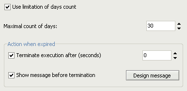 Limitation Of Days Count